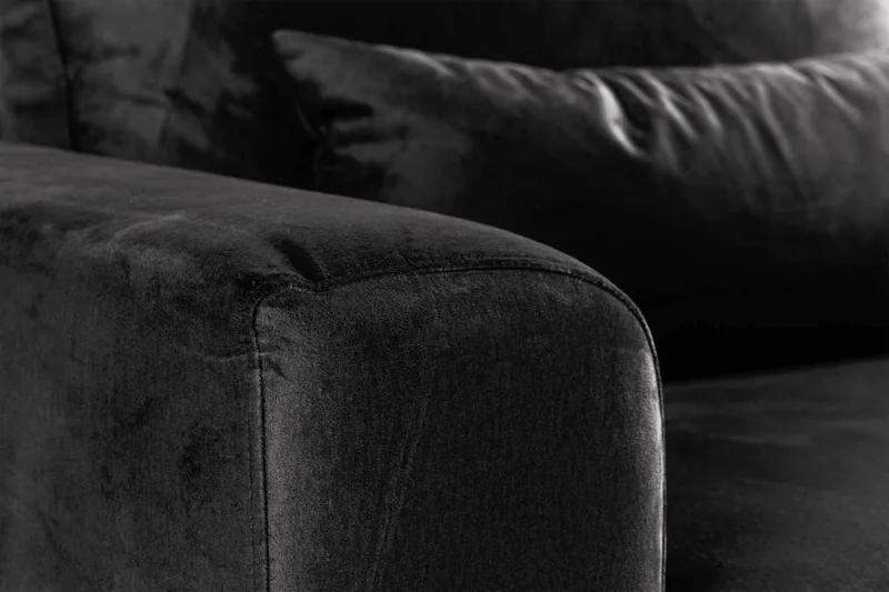 Copenhagen Lenestol Fløyel - Grå - Møbler - Stoler - Lenestoler - Fløyelslenestol