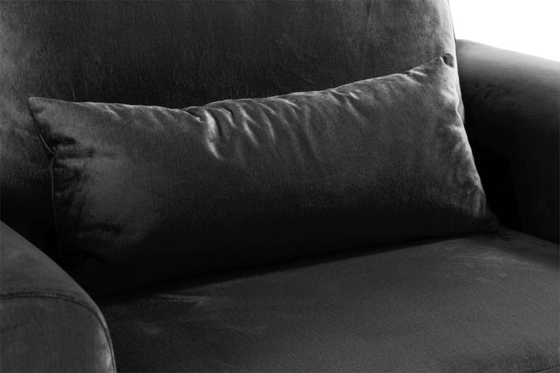 Copenhagen Lenestol Fløyel - Grå - Møbler - Stoler - Lenestoler - Fløyelslenestol