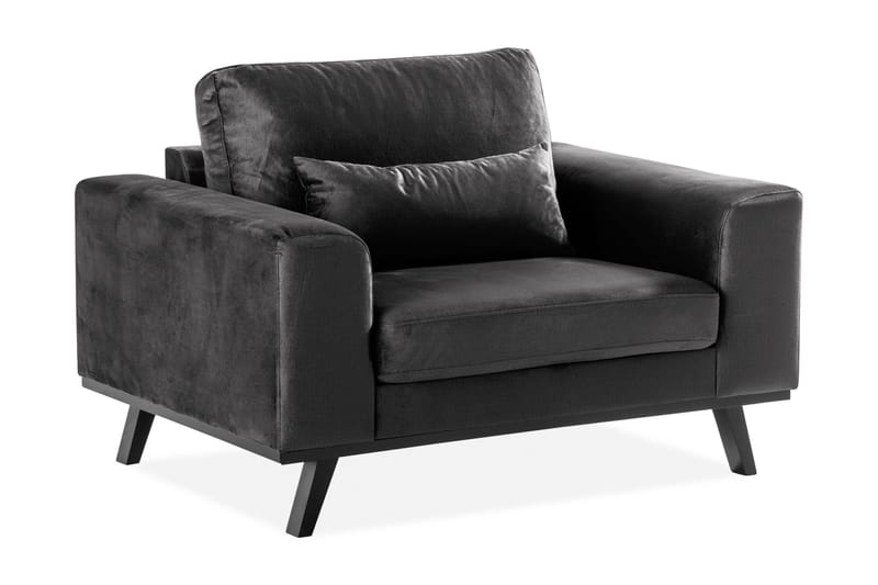 Copenhagen Lenestol Fløyel, Grå