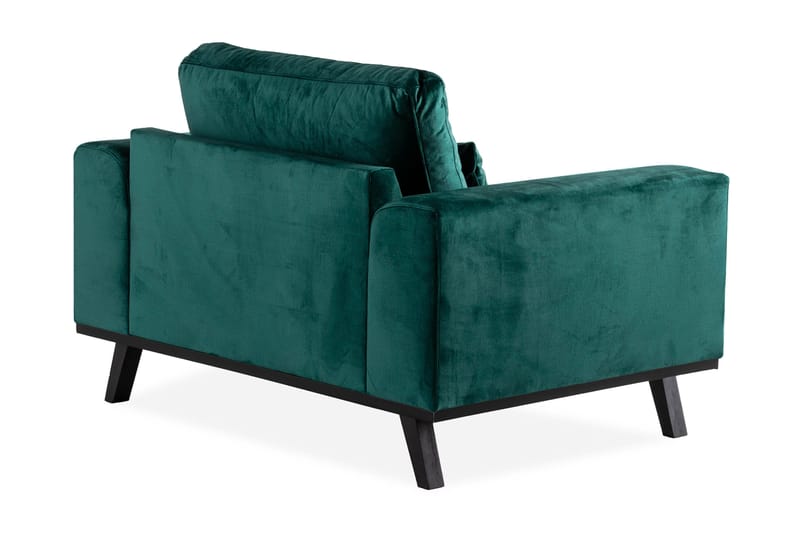 Copenhagen Lenestol Fløyel - Grønn - Møbler - Stoler - Lenestoler - Fløyelslenestol