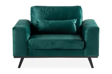 Copenhagen Lenestol Fløyel - Grønn - Møbler - Stoler - Lenestoler - Fløyelslenestol