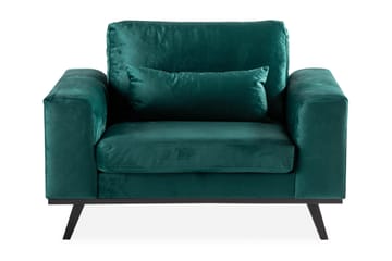 Copenhagen Lenestol Fløyel - Grønn - Møbler - Stoler - Lenestoler - Fløyelslenestol