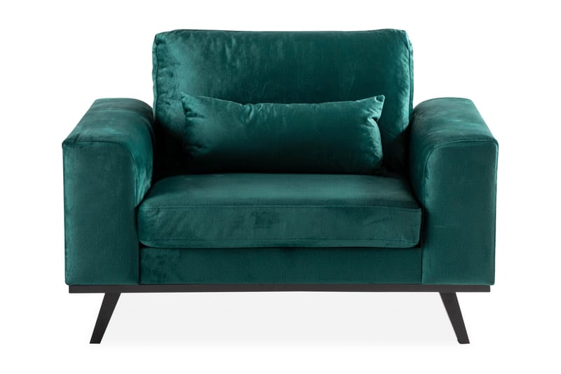 Copenhagen Lenestol Fløyel - Grønn - Møbler - Stoler - Lenestoler - Fløyelslenestol