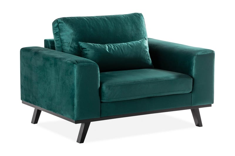 Copenhagen Lenestol Fløyel, Grønn
