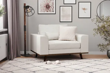 Copenhagen Lenestol Lin - Beige - Møbler - Stoler - Lenestoler