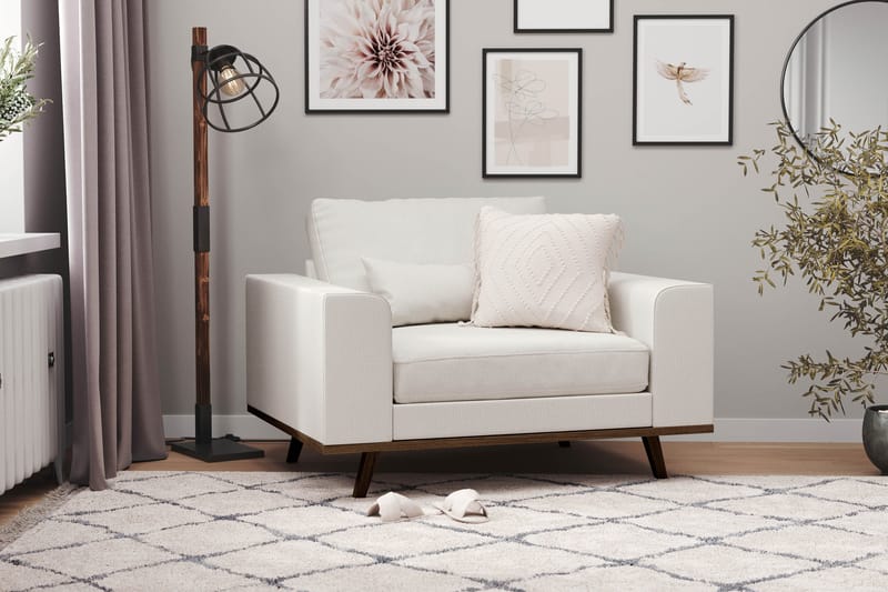 Copenhagen Lenestol Lin - Beige - Møbler - Stoler - Lenestoler