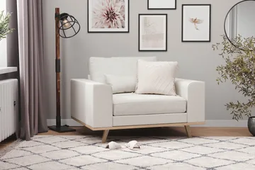 Copenhagen Lenestol Lin - Beige - Møbler - Stoler - Lenestoler