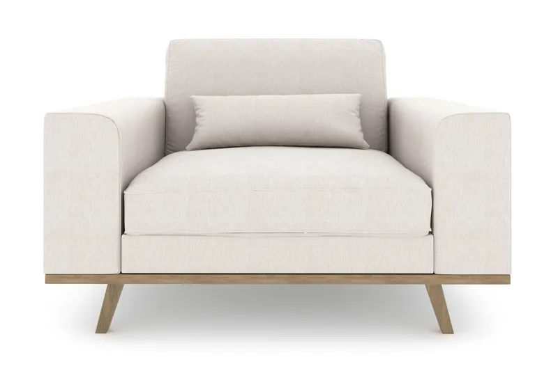 Copenhagen Lenestol Lin - Beige - Møbler - Stoler - Lenestoler