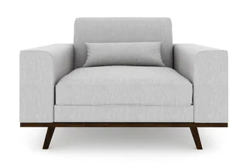 Copenhagen Lenestol Lin - Grå - Møbler - Stoler - Lenestoler