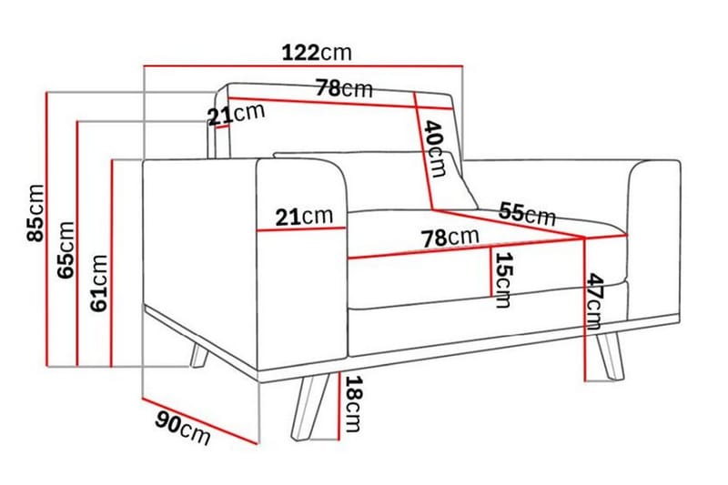 Copenhagen Lenestol Lin - Møbler - Stoler - Lenestoler