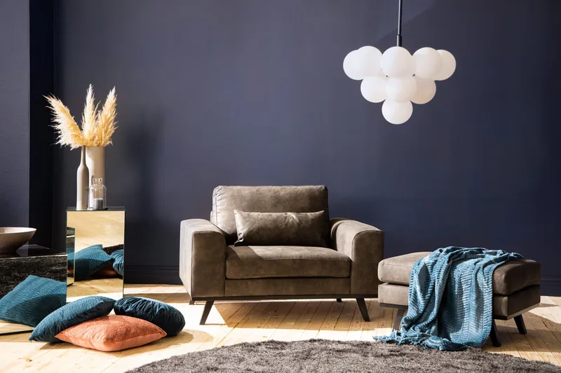 Copenhagen Lenestol - Mørkegrå - Møbler - Stoler - Lenestoler