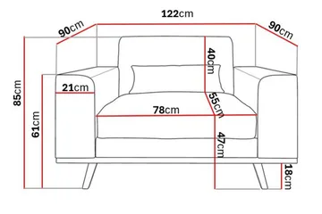 Copenhagen Lenestol - Mørkegrå - Møbler - Stoler - Lenestoler