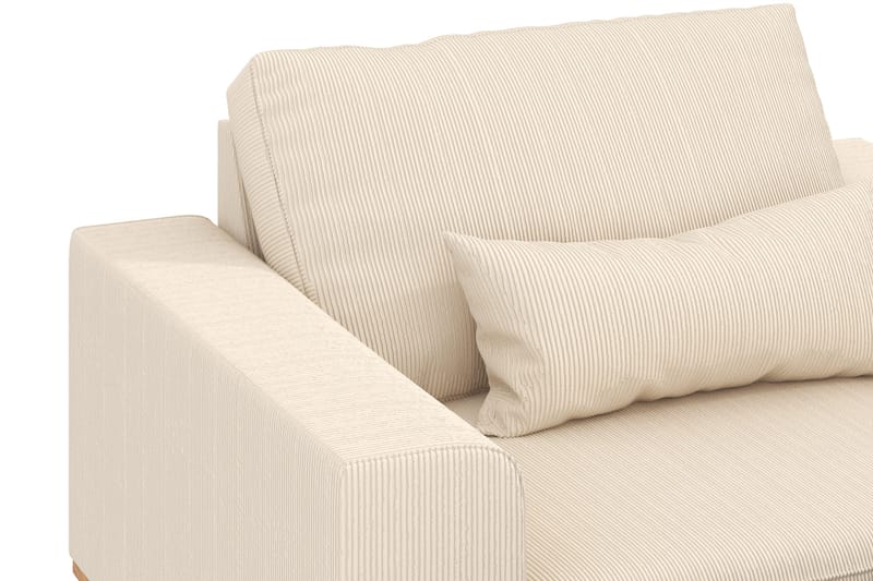 Copenhagen Lenestol med Fotskammel - Lysebeige - Møbler - Stoler - Lenestoler - Lenestol med fotskammel