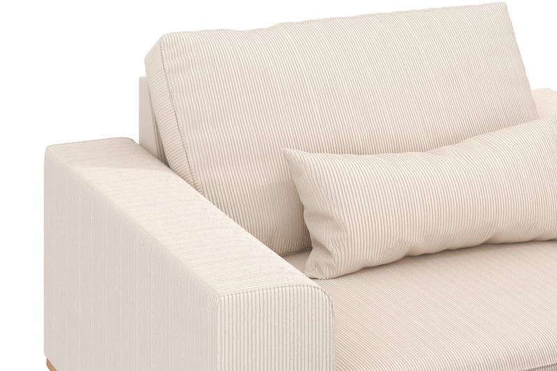 Copenhagen Lenestol med Fotskammel - Lysebeige - Møbler - Stoler - Lenestoler - Lenestol med fotskammel