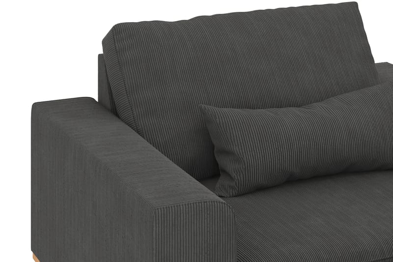 Copenhagen Lenestol med Fotskammel - Mørkegrå - Møbler - Stoler - Lenestoler