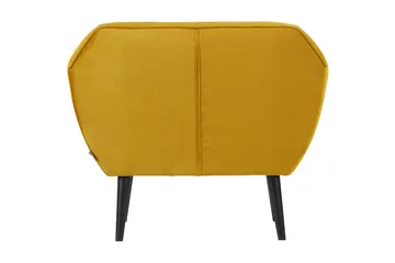 Corollos Fløyelslenestol - Oker - Møbler - Stoler - Lenestoler