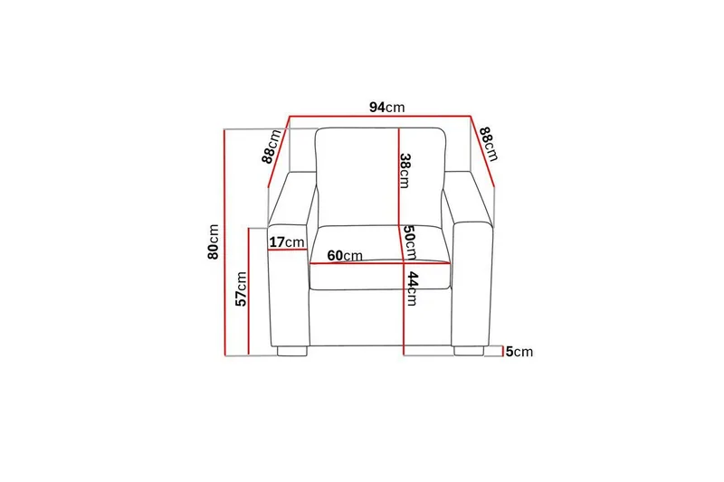 Crazy Lenestol - Lysegrå - Møbler - Stoler - Lenestoler