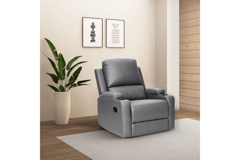 Dallas Lenestol - Grå - Møbler - Stoler - Lenestoler - Liggestol