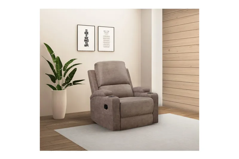 Dallas Lenestol - Grå - Møbler - Stoler - Lenestoler - Liggestol