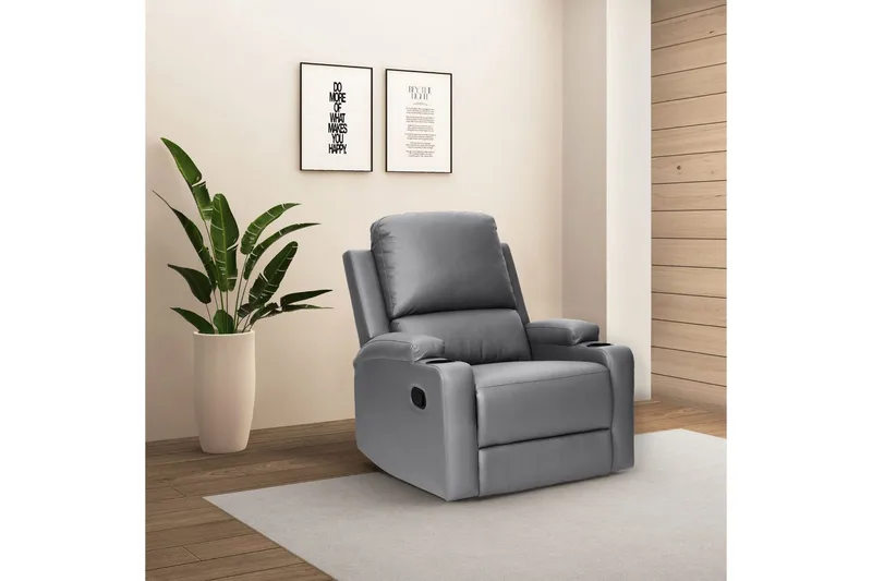 Dallas Lenestol - Grå - Møbler - Stoler - Lenestoler - Recliner