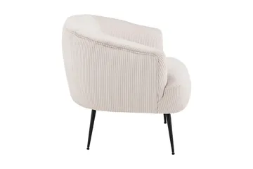 Derry Lenestol - Beige Cordfløyel - Møbler - Stoler - Lenestoler