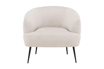 Derry Lenestol - Beige Cordfløyel - Møbler - Stoler - Lenestoler