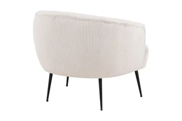 Derry Lenestol - Beige Cordfløyel - Møbler - Stoler - Lenestoler