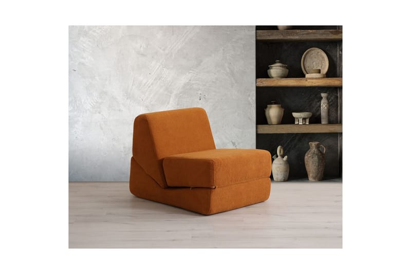 Dorielton Sovelenestol - Oransje - Møbler - Stoler - Lenestoler - Sengestol