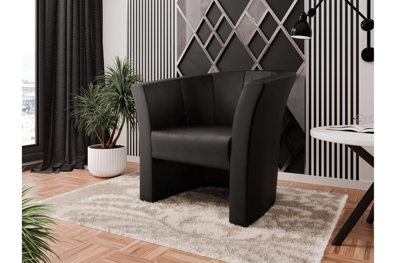 Dynir Klubblenestol - Svart - Møbler - Stoler - Lenestoler - Klubblenestol