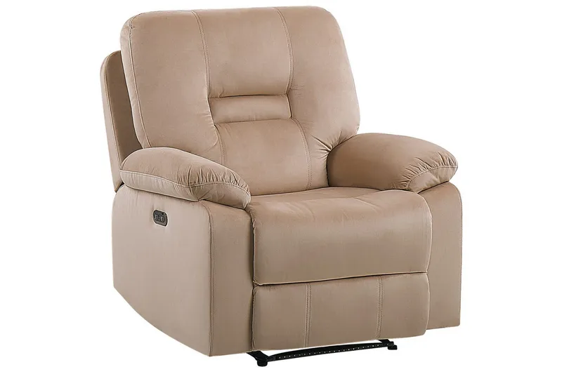 Elektrisk reclinerlenestol Rovik Beige - Beige - Møbler - Stoler - Lenestoler - Recliner
