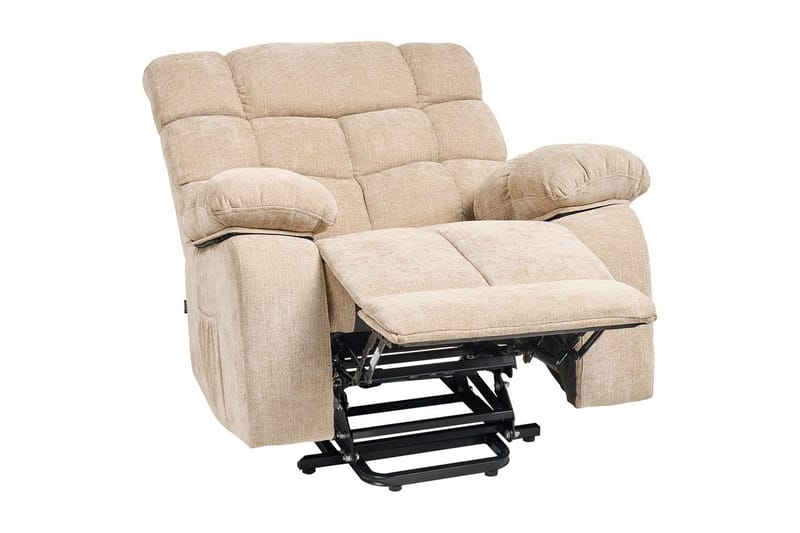 Elektrisk reclinerstol Ares Beige - Beige - Møbler - Stoler - Lenestoler - Liggestol