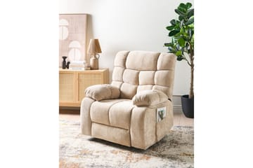 Elektrisk reclinerstol Ares Beige - Beige - Møbler - Stoler - Lenestoler - Liggestol