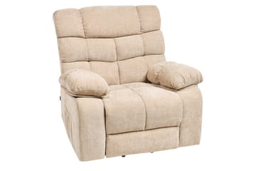Elektrisk reclinerstol Ares Beige - Beige - Møbler - Stoler - Lenestoler - Liggestol