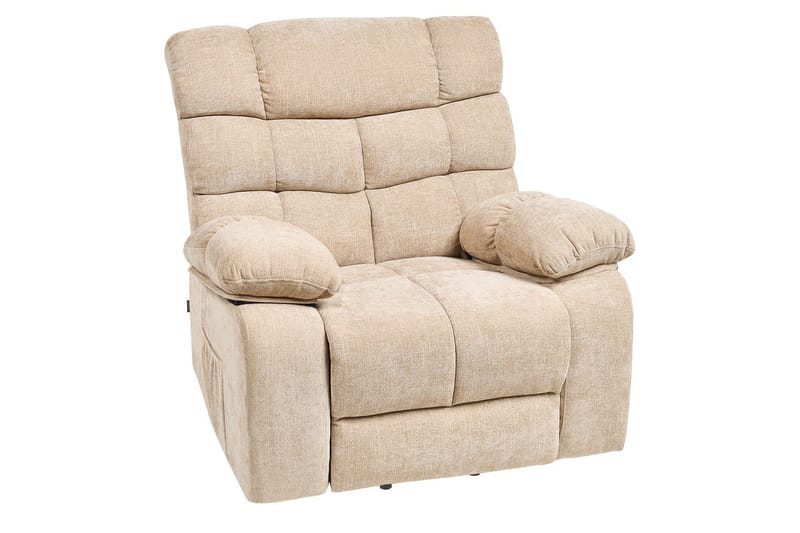 Elektrisk reclinerstol Ares Beige - Beige - Møbler - Stoler - Lenestoler - Liggestol