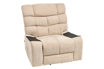 Elektrisk reclinerstol Ares Beige - Beige - Møbler - Stoler - Lenestoler - Liggestol