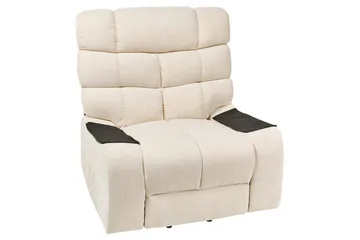 Elektrisk reclinerstol Ares Lysebeige - Lysebeige - Møbler - Stoler - Lenestoler - Recliner
