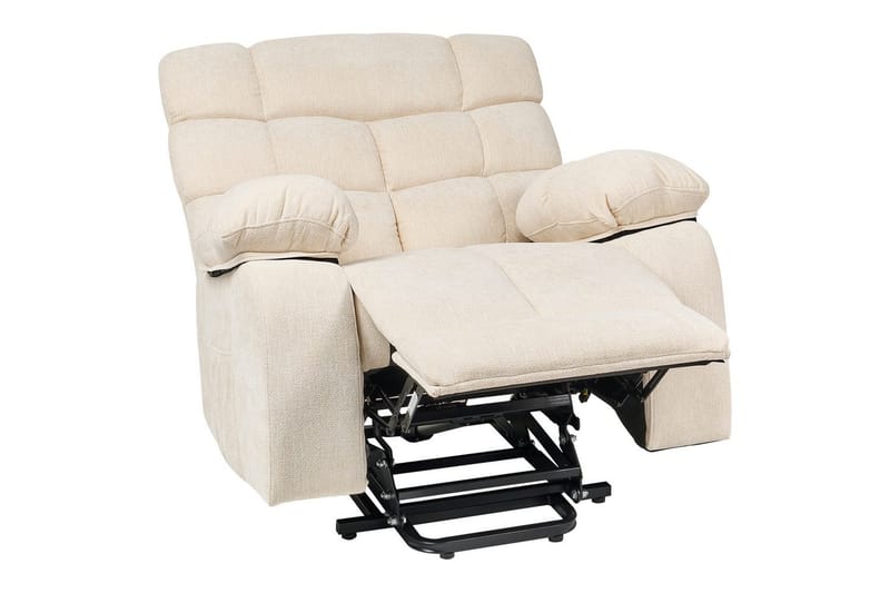 Elektrisk reclinerstol Ares Lysebeige - Lysebeige - Møbler - Stoler - Lenestoler - Liggestol