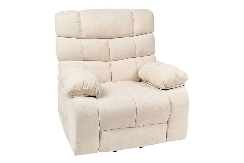 Elektrisk reclinerstol Ares Lysebeige - Lysebeige - Møbler - Stoler - Lenestoler - Liggestol