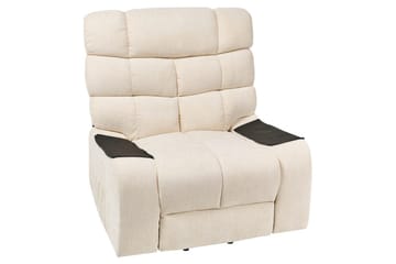 Elektrisk reclinerstol Ares Lysebeige - Lysebeige - Møbler - Stoler - Lenestoler - Liggestol
