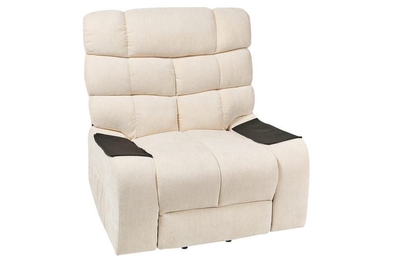 Elektrisk reclinerstol Ares Lysebeige - Lysebeige - Møbler - Stoler - Lenestoler - Liggestol