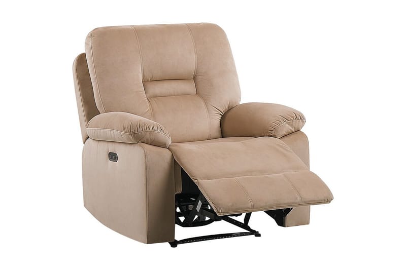 Elektrisk reclinerstol Bergen Beige - Beige - Møbler - Stoler - Lenestoler - Liggestol