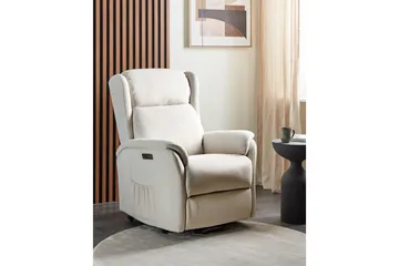 Elektrisk reclinerstol Elegy - Hvit - Møbler - Stoler - Lenestoler - Recliner