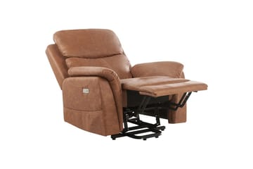 Elektrisk reclinerstol Glorie Brun - Brun - Møbler - Stoler - Lenestoler - Massasjestol