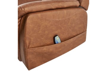 Elektrisk reclinerstol Glorie Brun - Brun - Møbler - Stoler - Lenestoler - Massasjestol