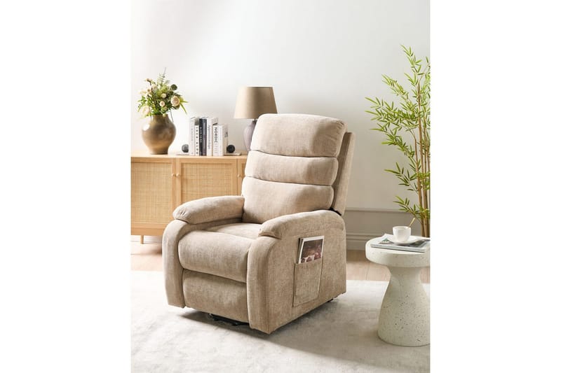 Elektrisk reclinerstol Rise Beige - Beige - Møbler - Stoler - Lenestoler - Liggestol