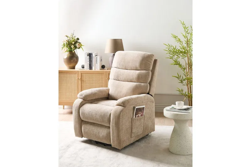 Elektrisk reclinerstol Rise Beige - Beige - Møbler - Stoler - Lenestoler - Recliner