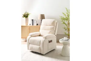 Elektrisk reclinerstol Rise Lysebeige - Lysebeige - Møbler - Stoler - Lenestoler - Recliner