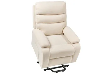 Elektrisk reclinerstol Rise Lysebeige - Lysebeige - Møbler - Stoler - Lenestoler - Recliner
