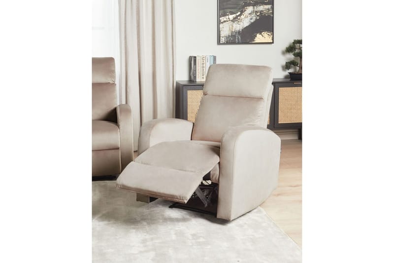 Elektrisk reclinerstol Verdal Elektrisk Beige - Beige - Møbler - Stoler - Lenestoler - Liggestol
