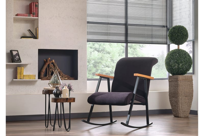 Elinore Gyngestol - Svart - Møbler - Barnemøbler - Barnestol - Gynestol barn